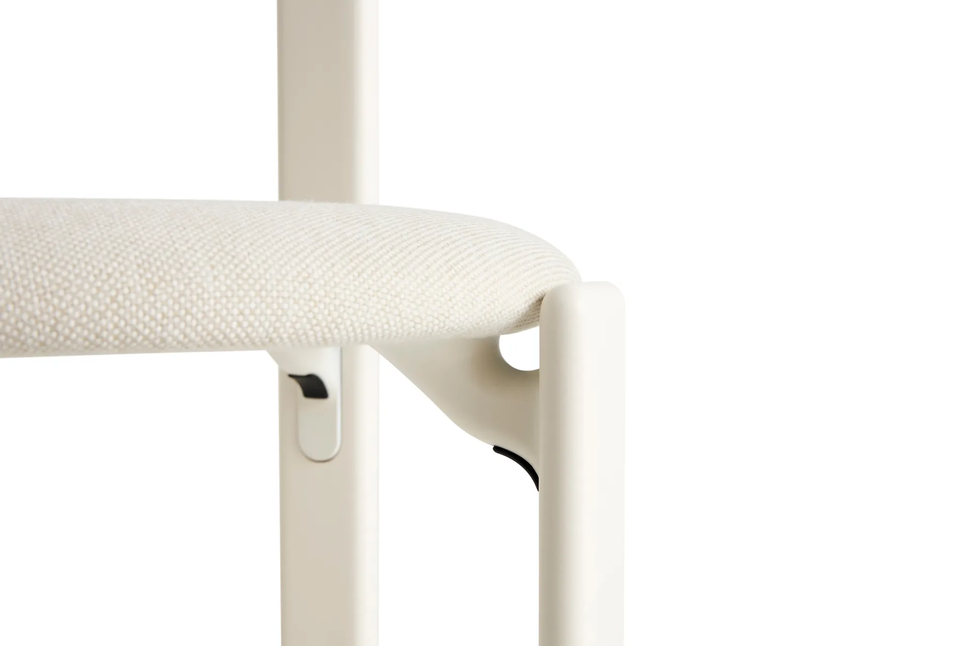 Rey gestoffeerde stoel, Mode 011 – cream white HAY
