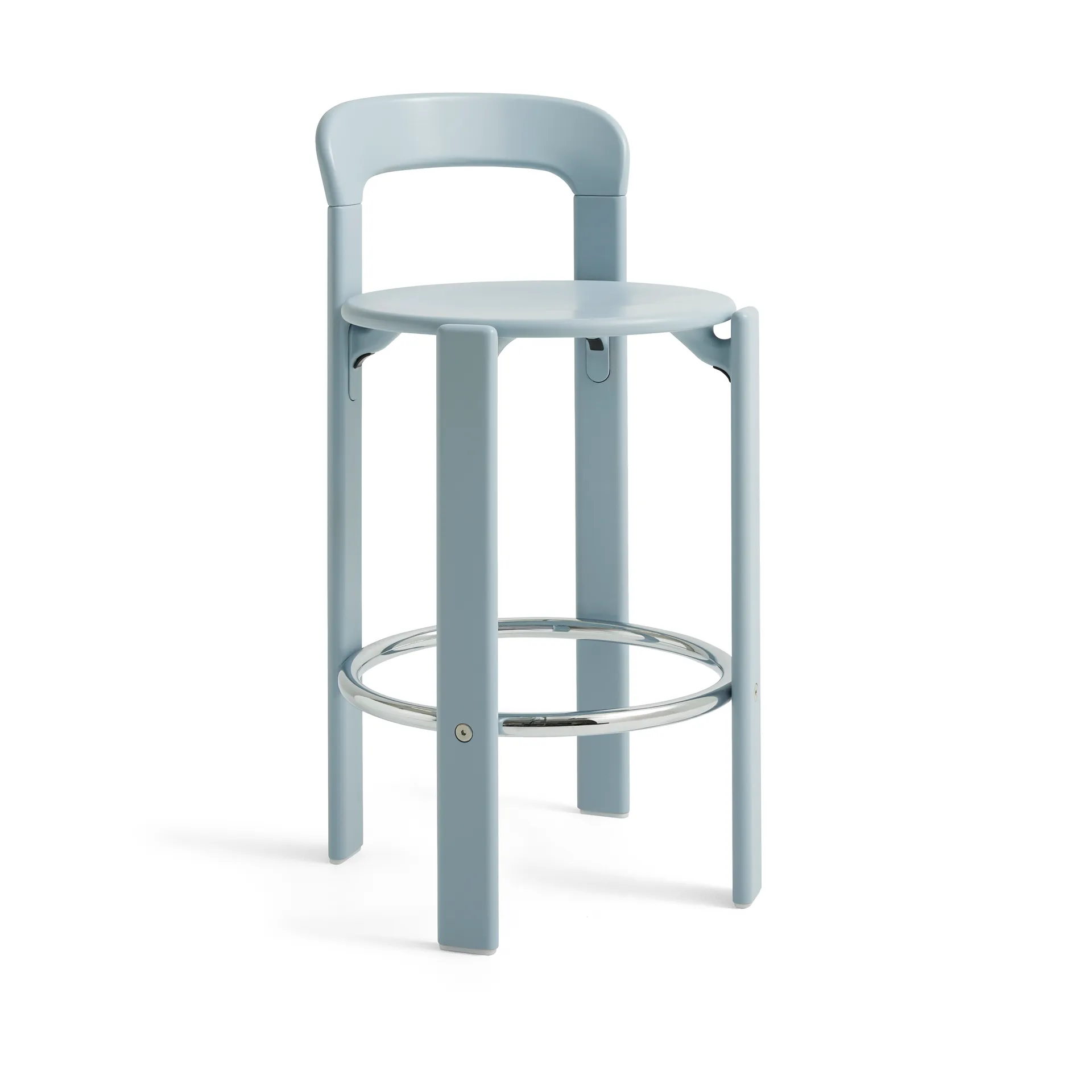 Rey Low barkruk gelakt 65 cm, Slate blue HAY