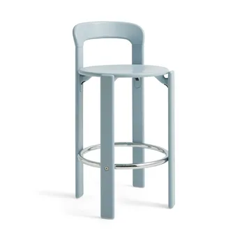 Rey Low barkruk gelakt 65 cm - Slate blue - HAY