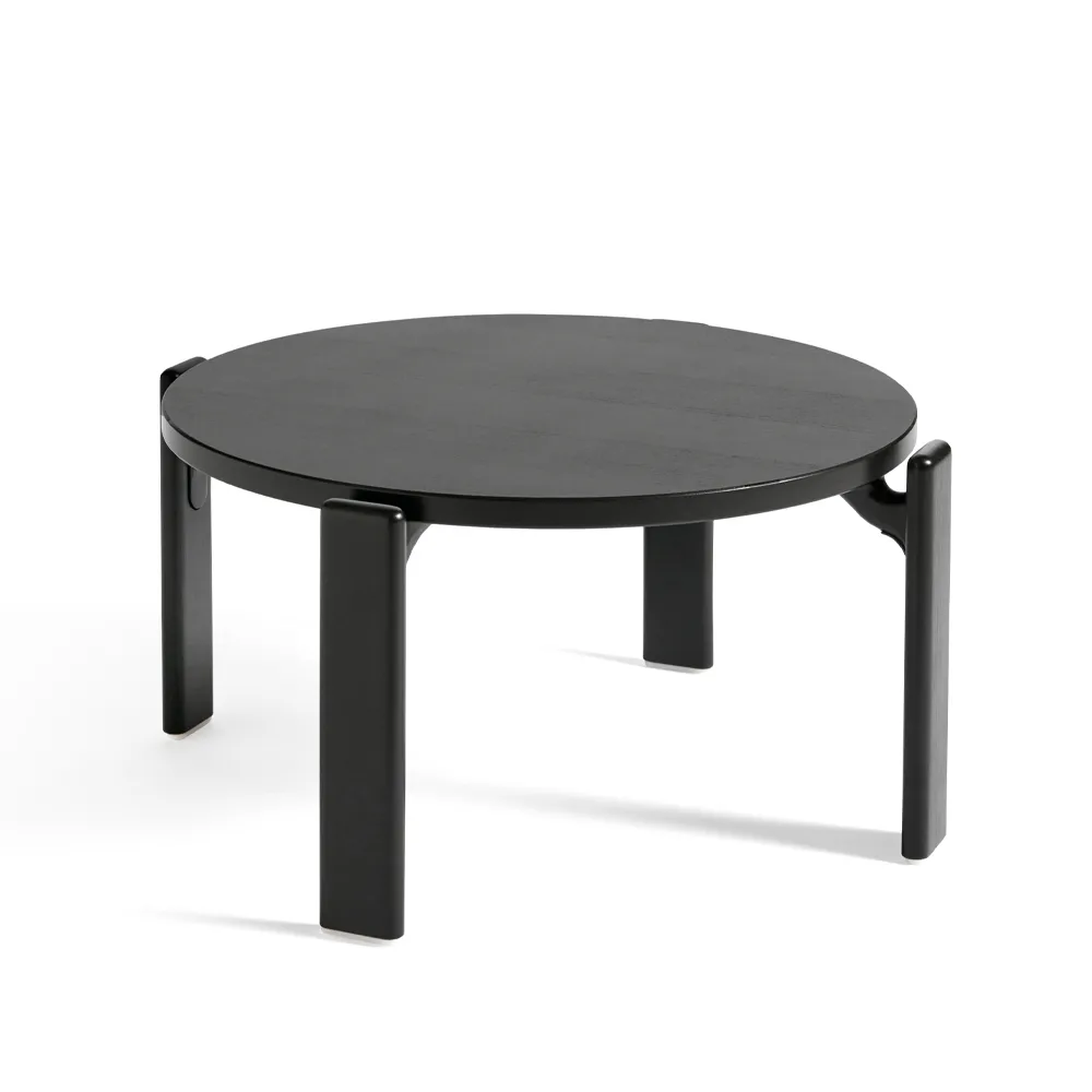 Rey salontafel Ø66,5x32 cm, Deep black HAY