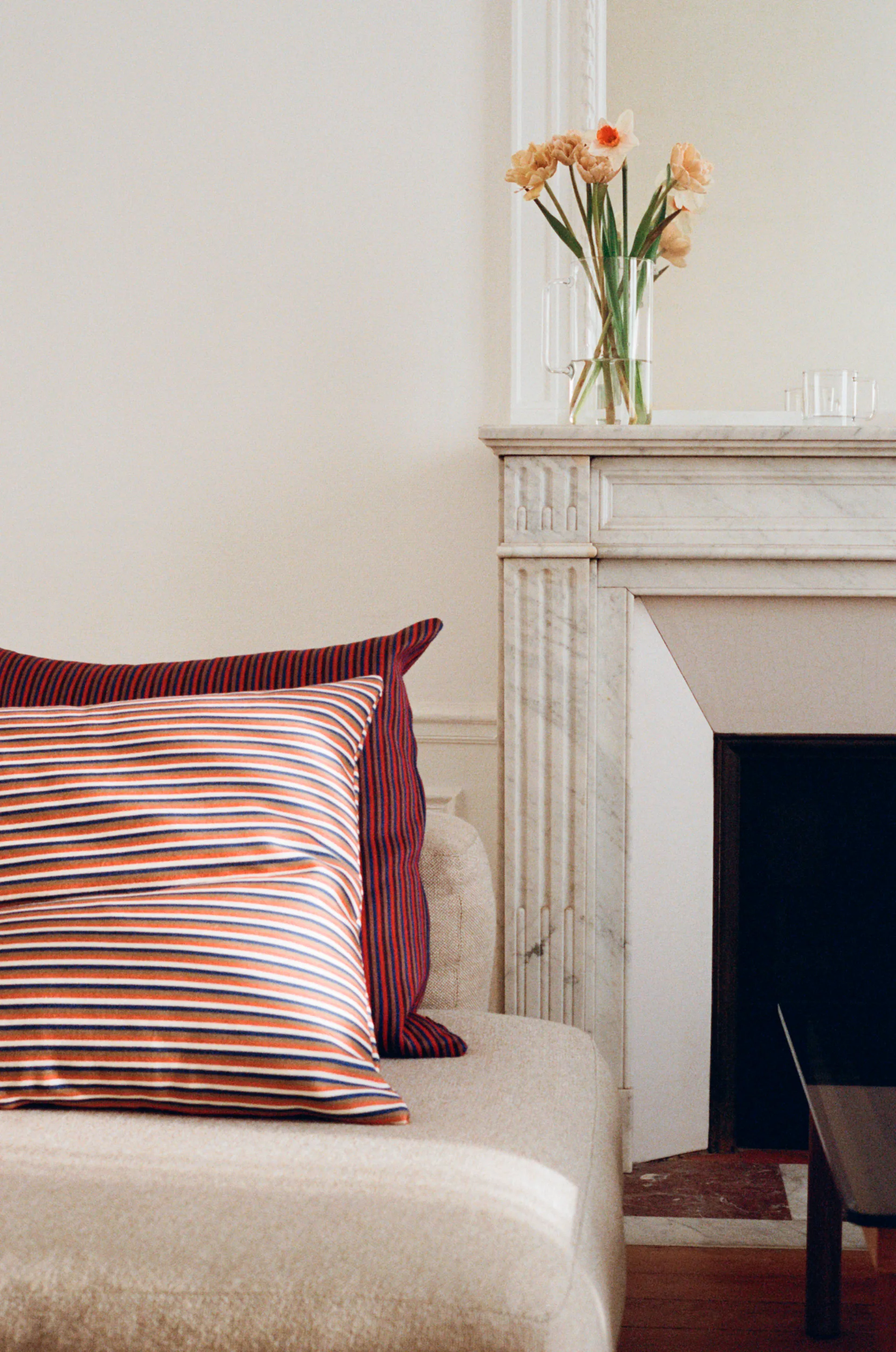 Ribbon kussen 60x60 cm, Rood HAY