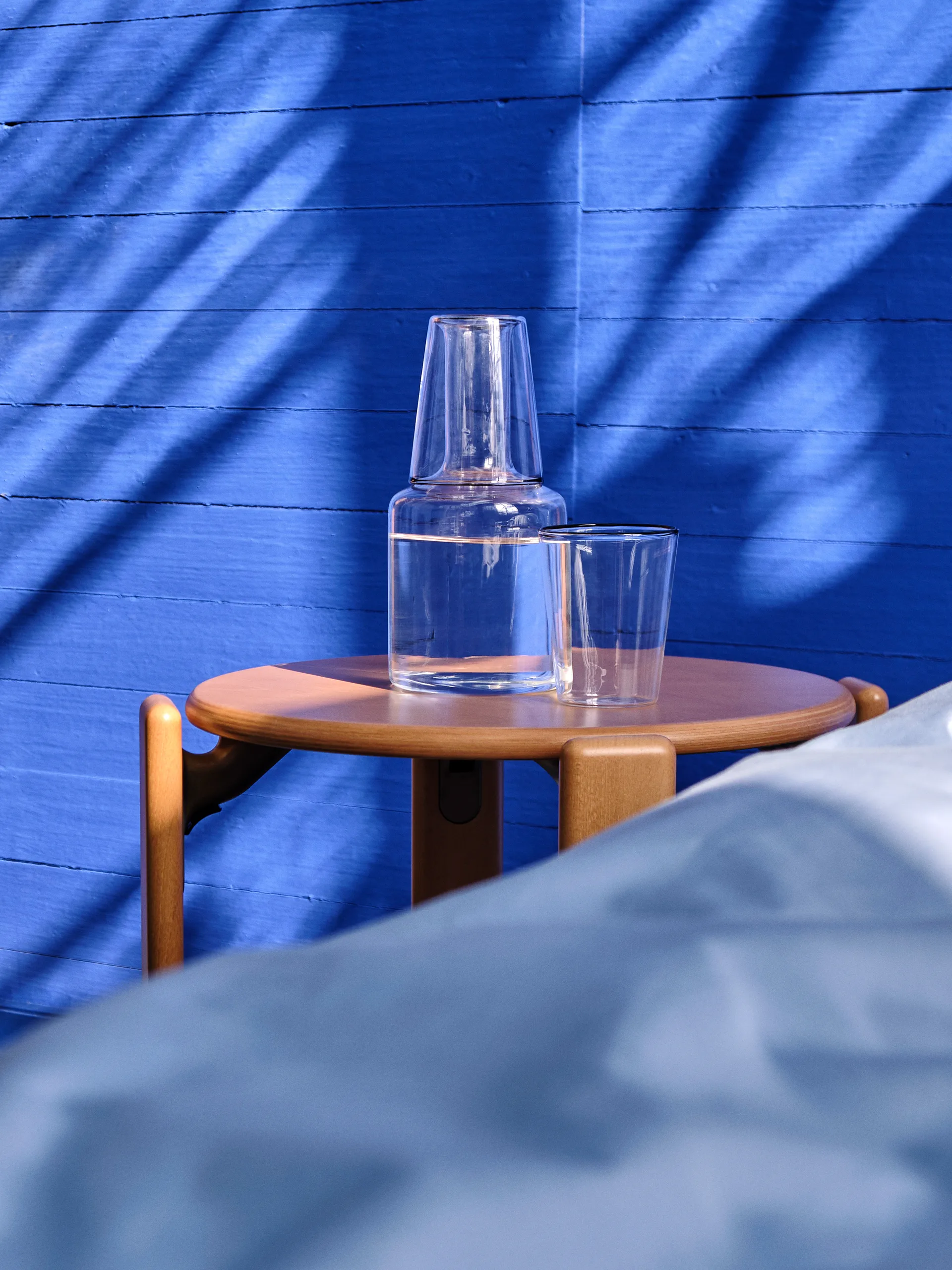 Rim glas 30 cl 2-pack transparant, Zwart HAY