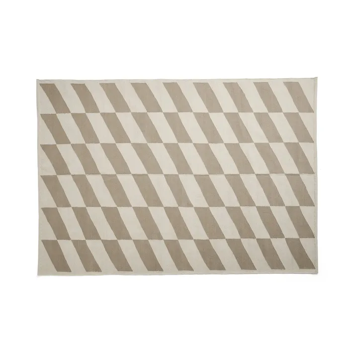 Shift Kelim tapijt 140x200 cm - Beige - HAY