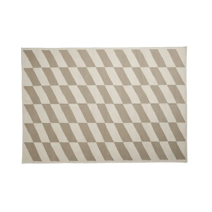Shift Kelim tapijt 170x240 cm - Beige - HAY