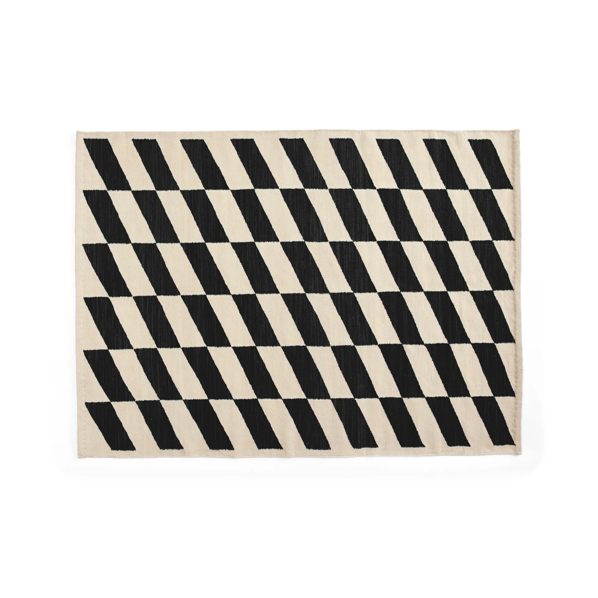 Shift Kelim vloerkleed 140x200 cm, Black HAY