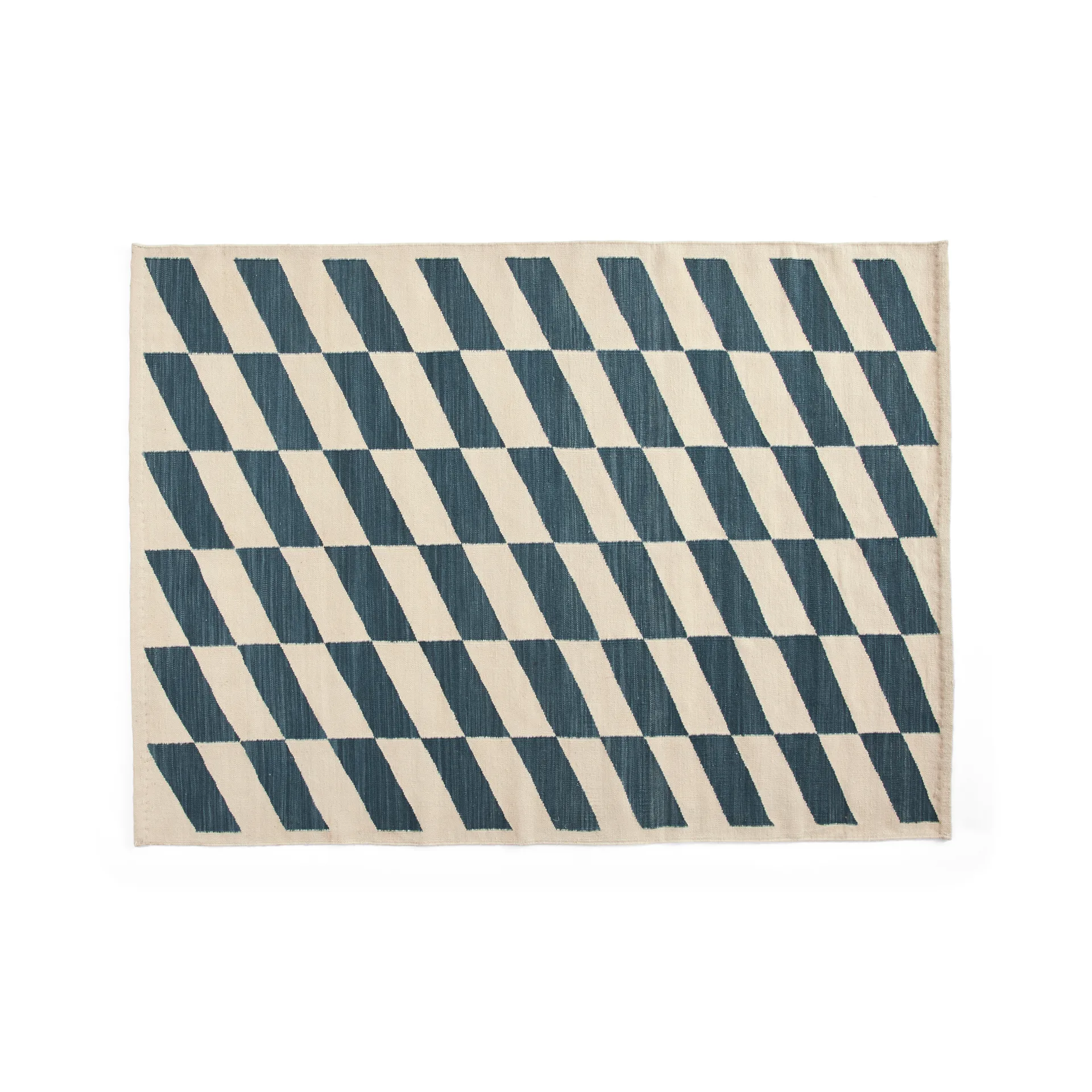 Shift Kelim vloerkleed 140x200 cm, Blue HAY