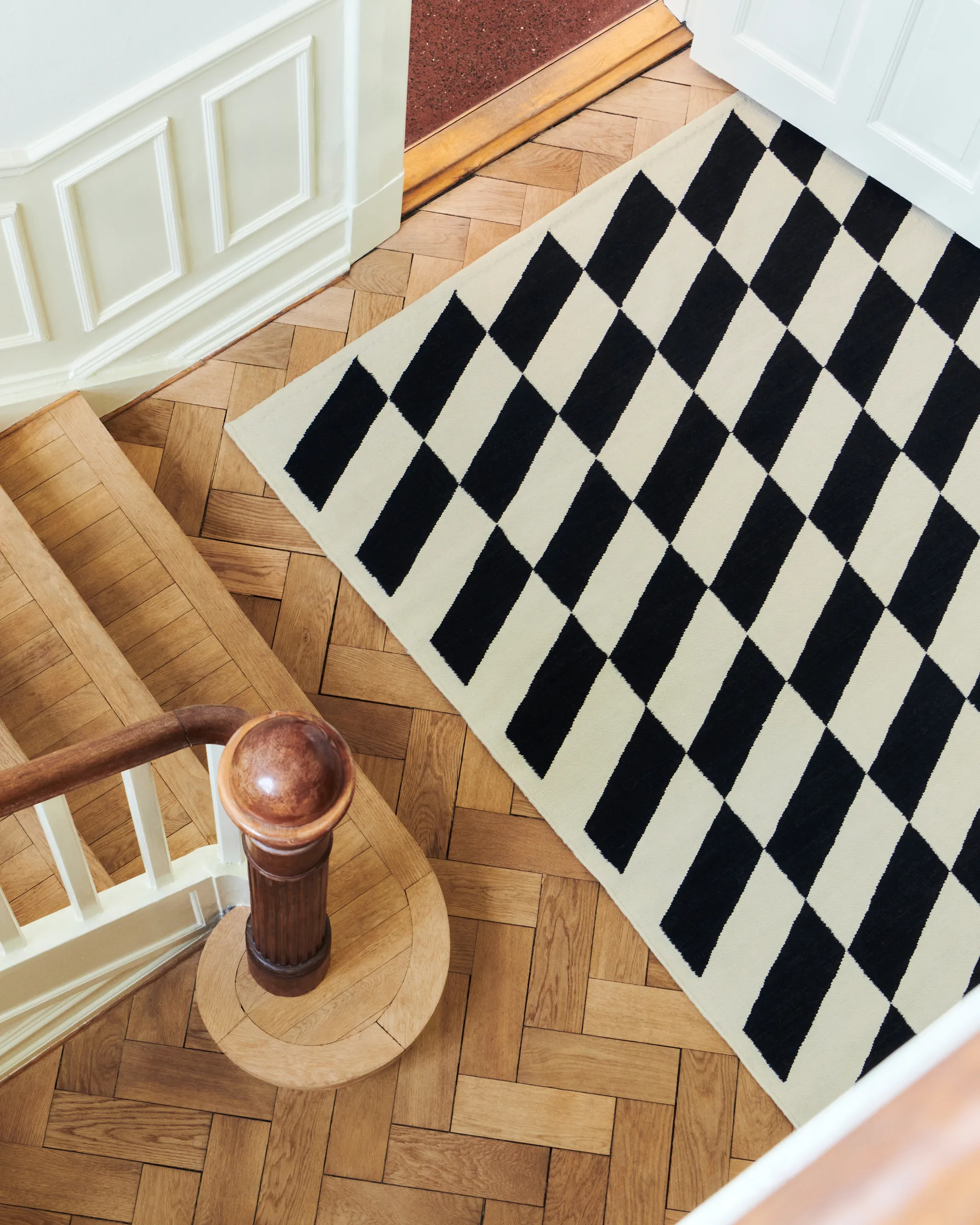 Shift Kelim vloerkleed 170x240 cm, Black HAY