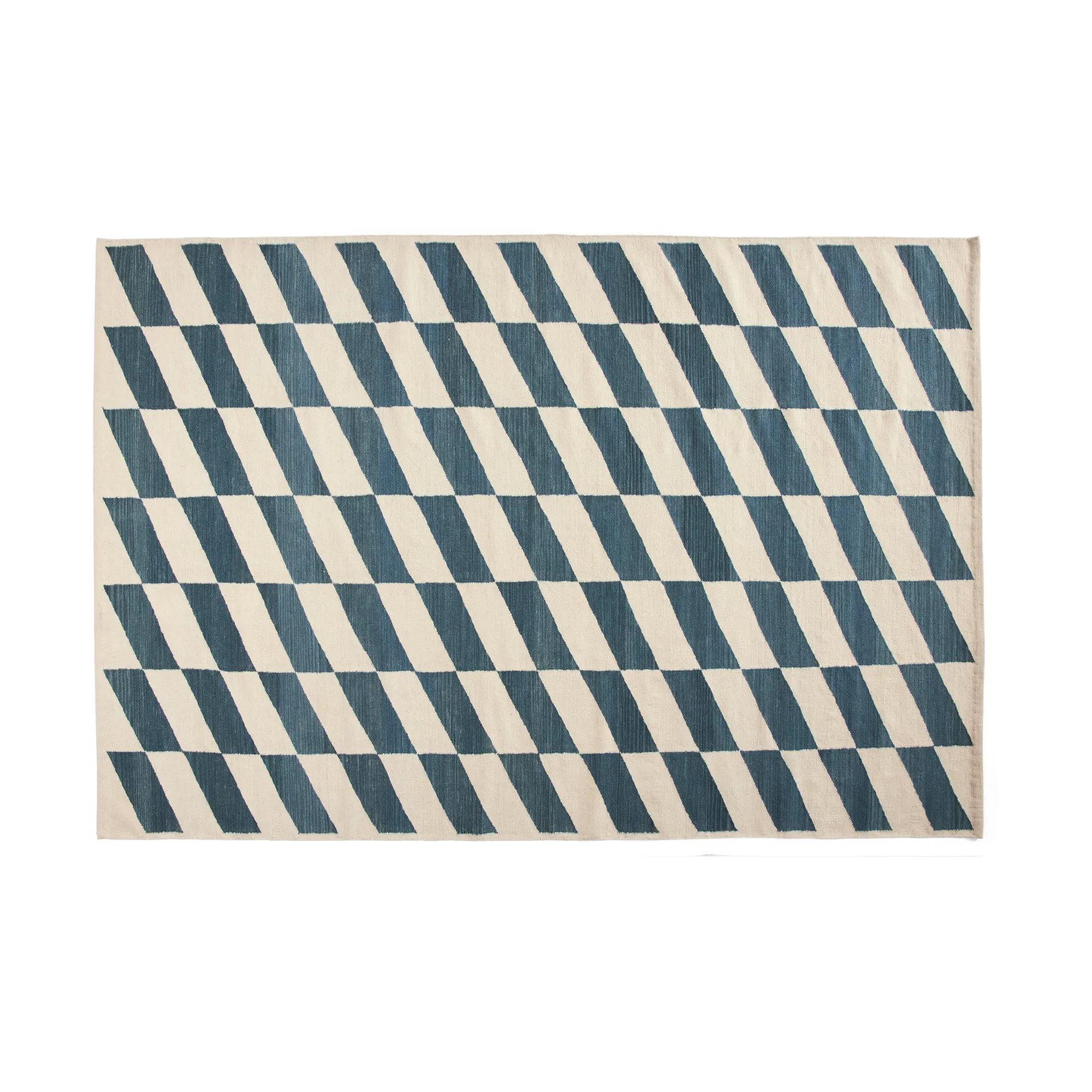 Shift Kelim vloerkleed 200x300 cm, Blue HAY