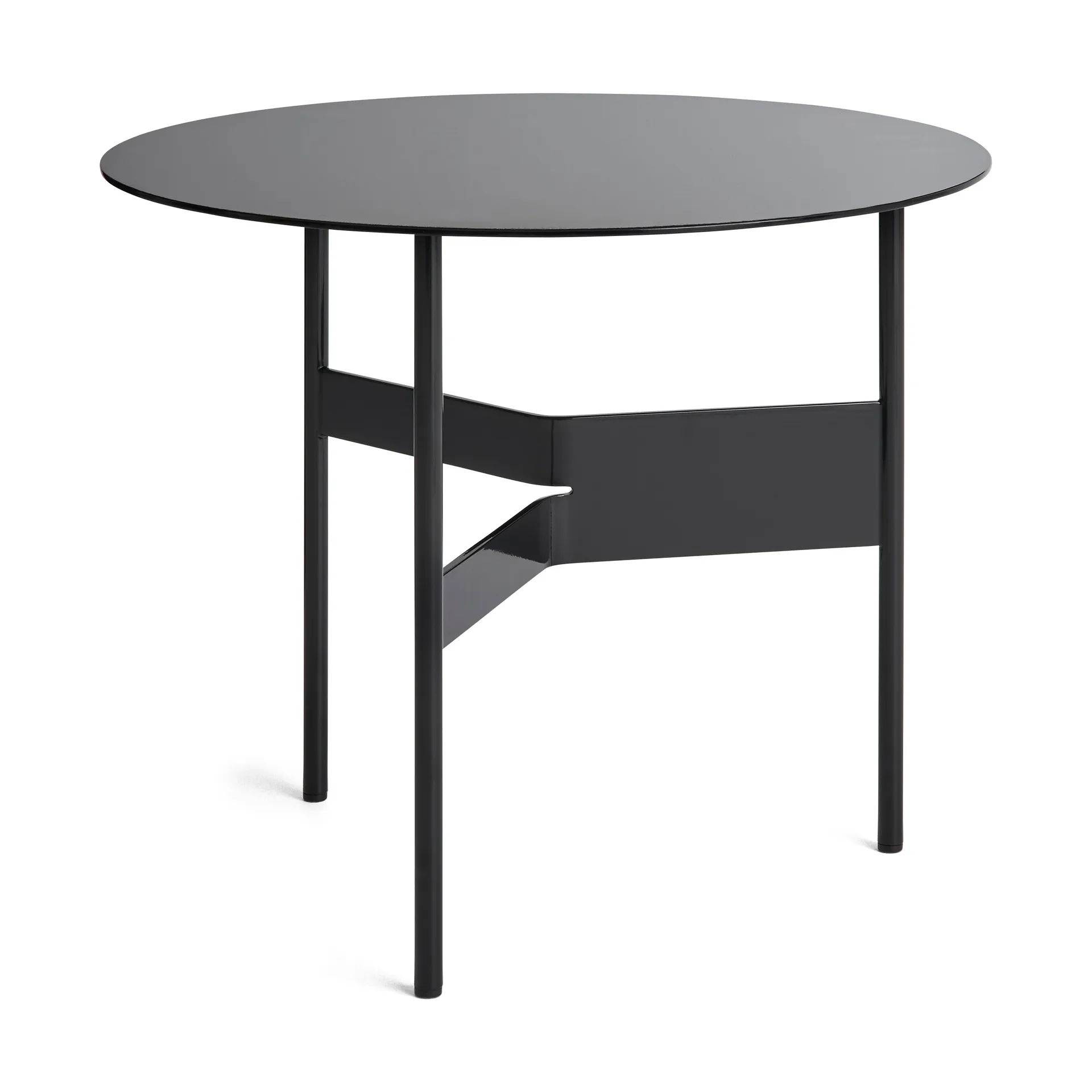 Shim coffee table bijzettafel Ø54 cm, Black HAY