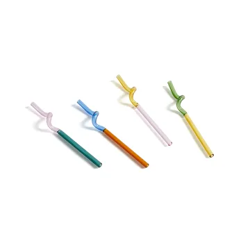 Sip Spiral rietjes 4-pack - Multi - HAY