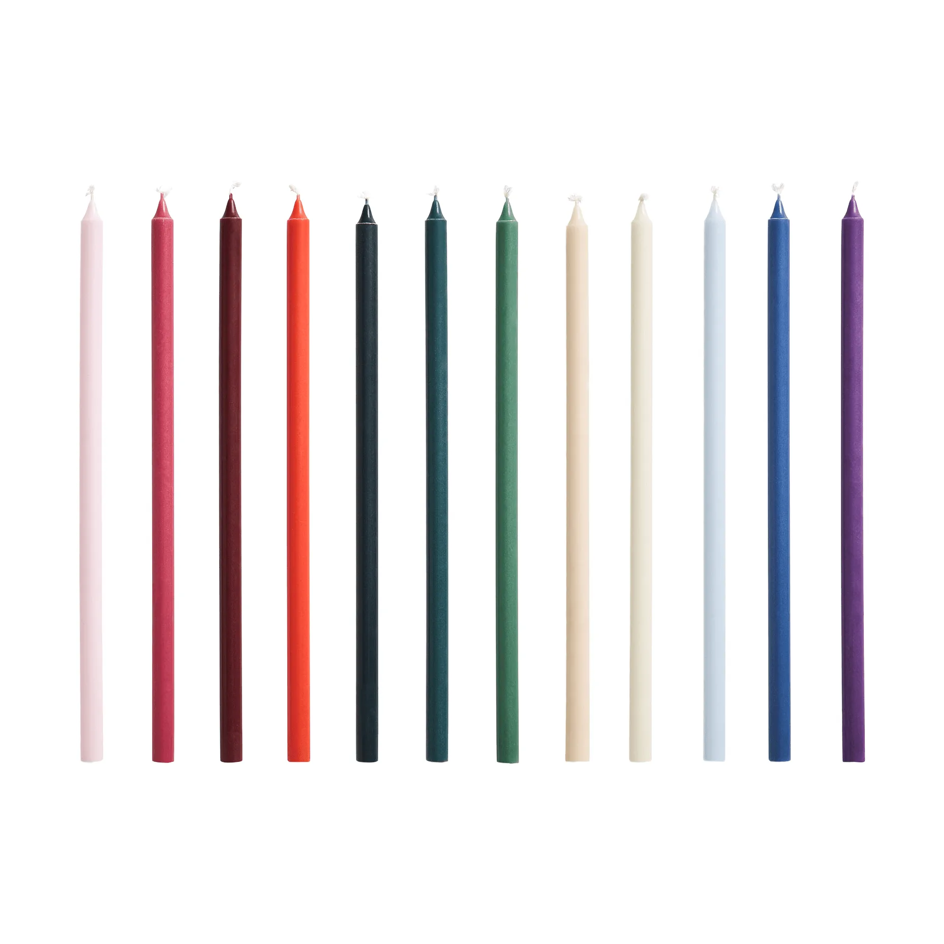 Slim kaars 12-pack, Multi HAY