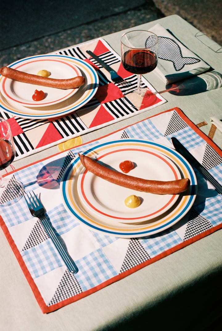 Sobremesa placemat 31x45 cm, Stripe red HAY