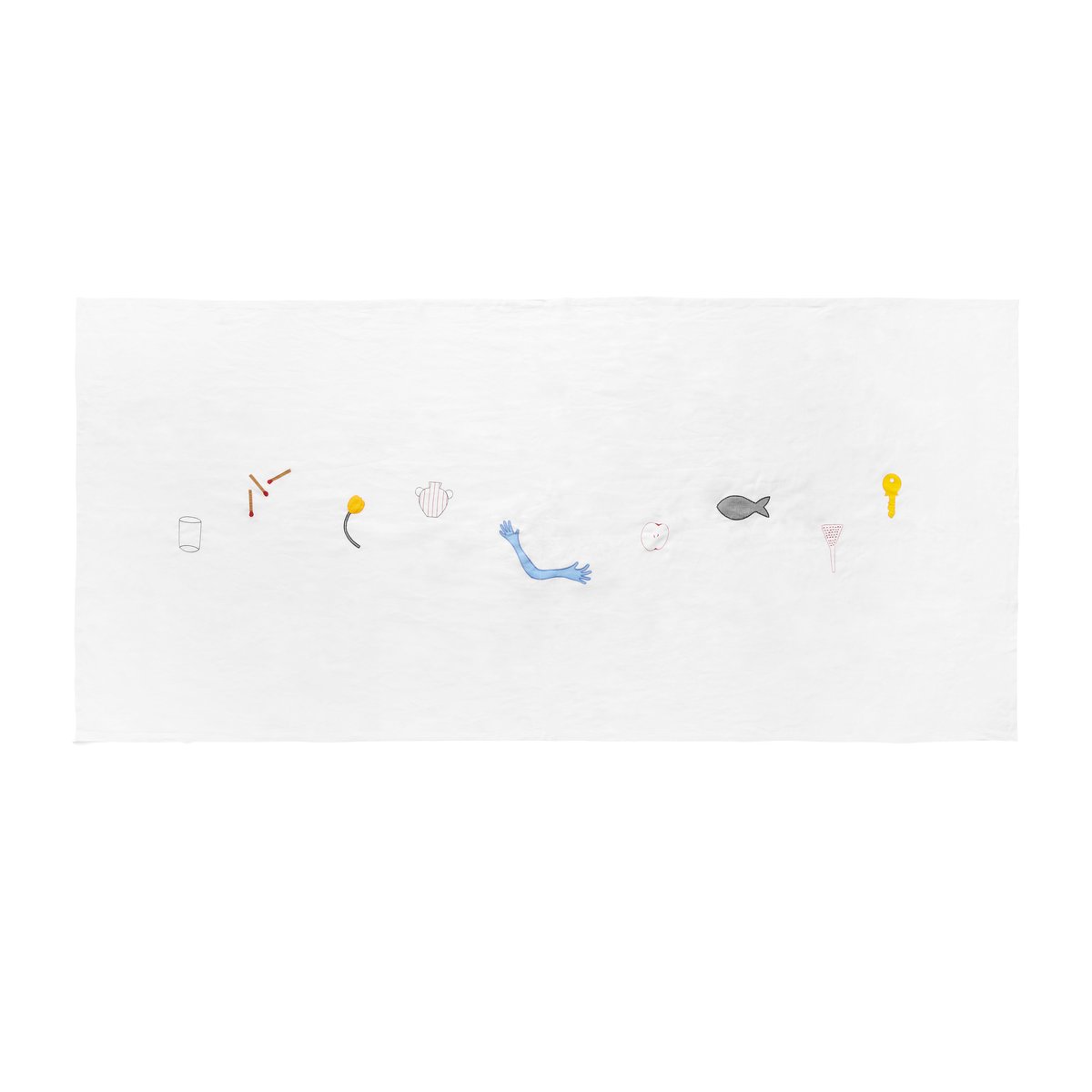 HAY Sobremesa tafelkleed 140x300 cm White | Scandinavisch Interieur | Tafelkleden | Wit