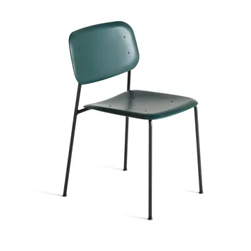 Soft Edge 45 stoel - Hunter – zwart stalen onderstel - HAY