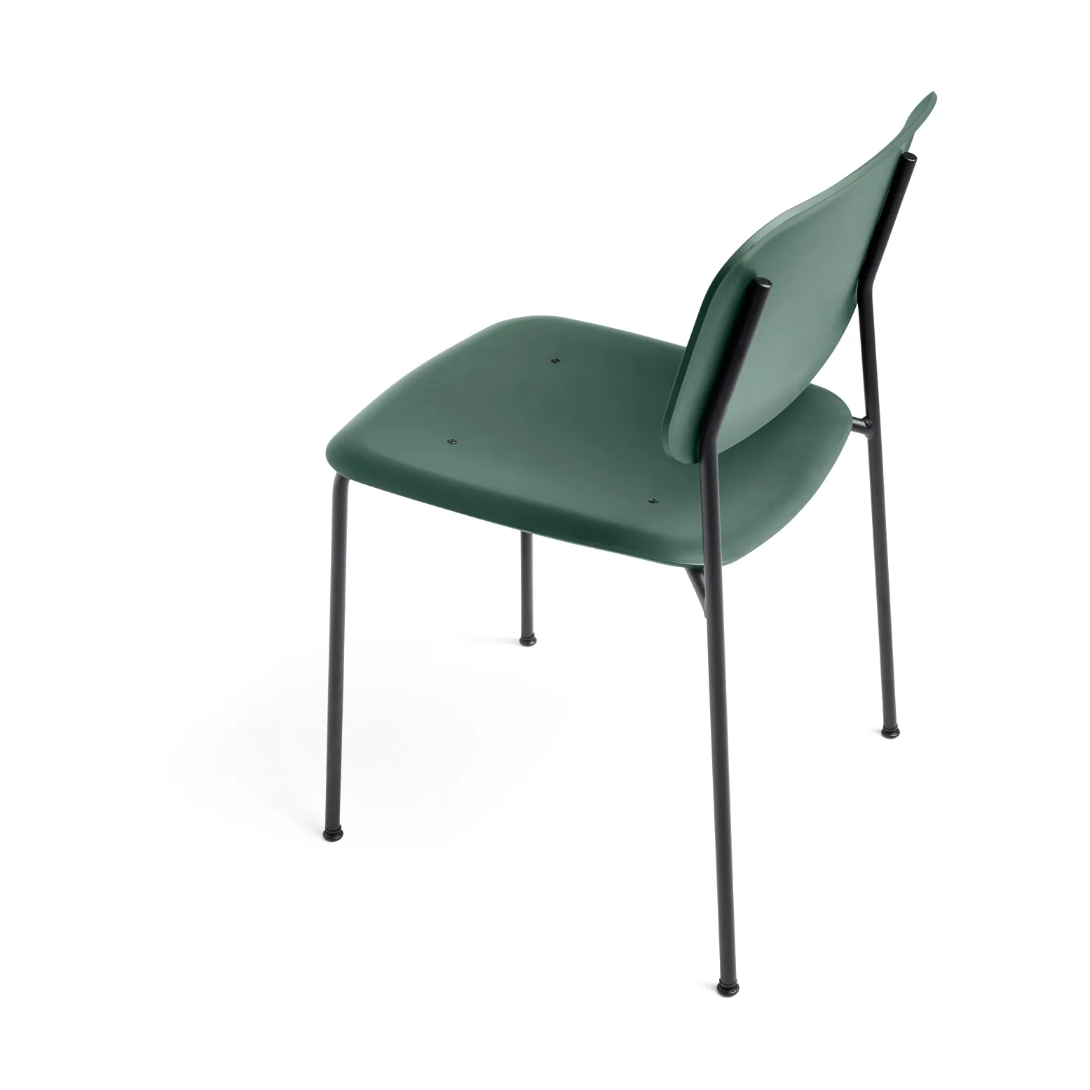 Soft Edge 45 stoel, Hunter – zwart stalen onderstel HAY