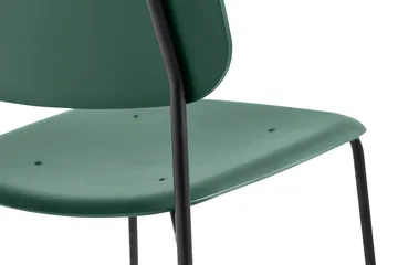 Soft Edge 45 stoel - Hunter – zwart stalen onderstel - HAY