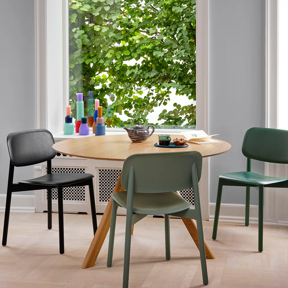 Soft Edge 60 stoel, Black waterbased lacquered oak HAY