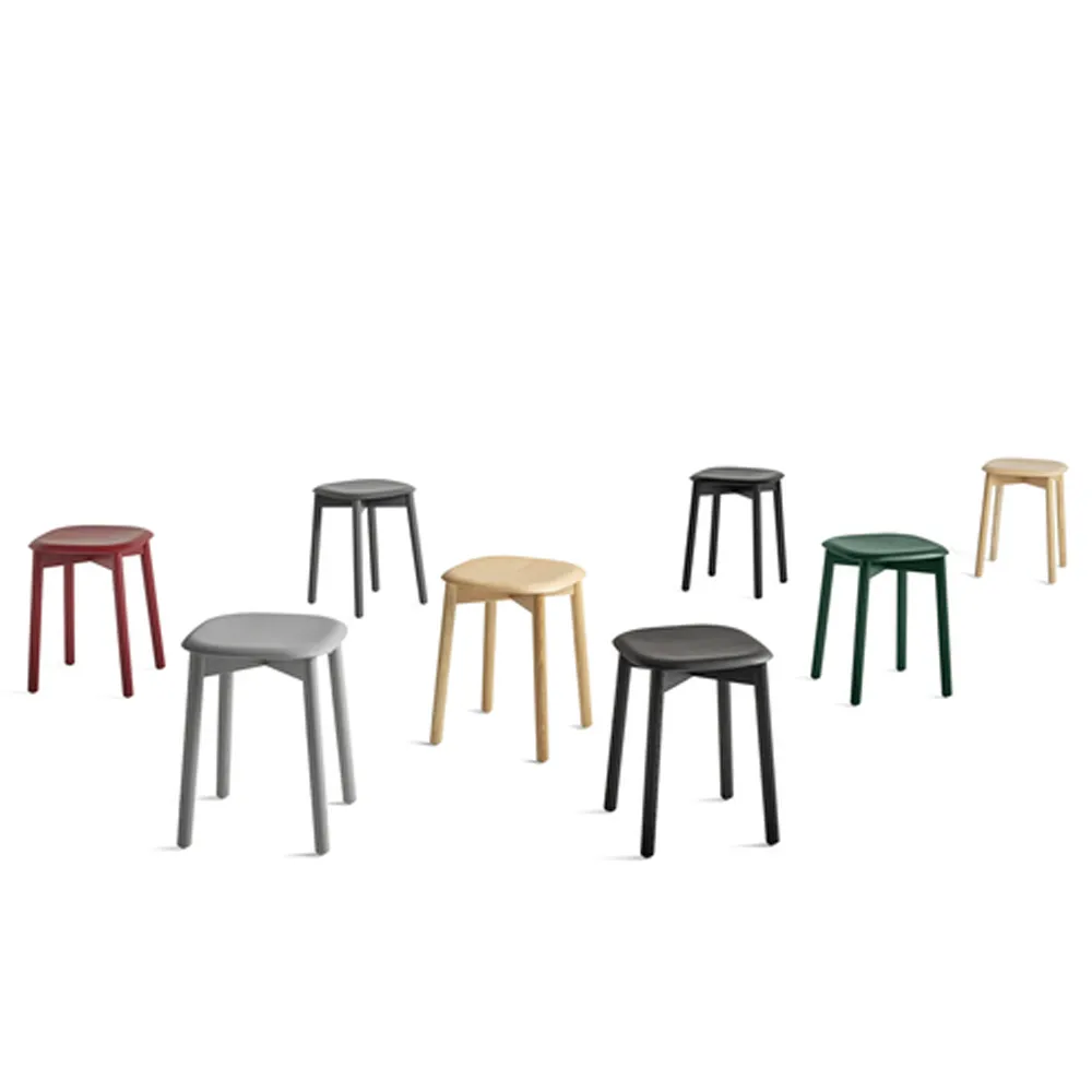 Soft Edge 72 kruk, Soft grey – soft grey onderstel HAY
