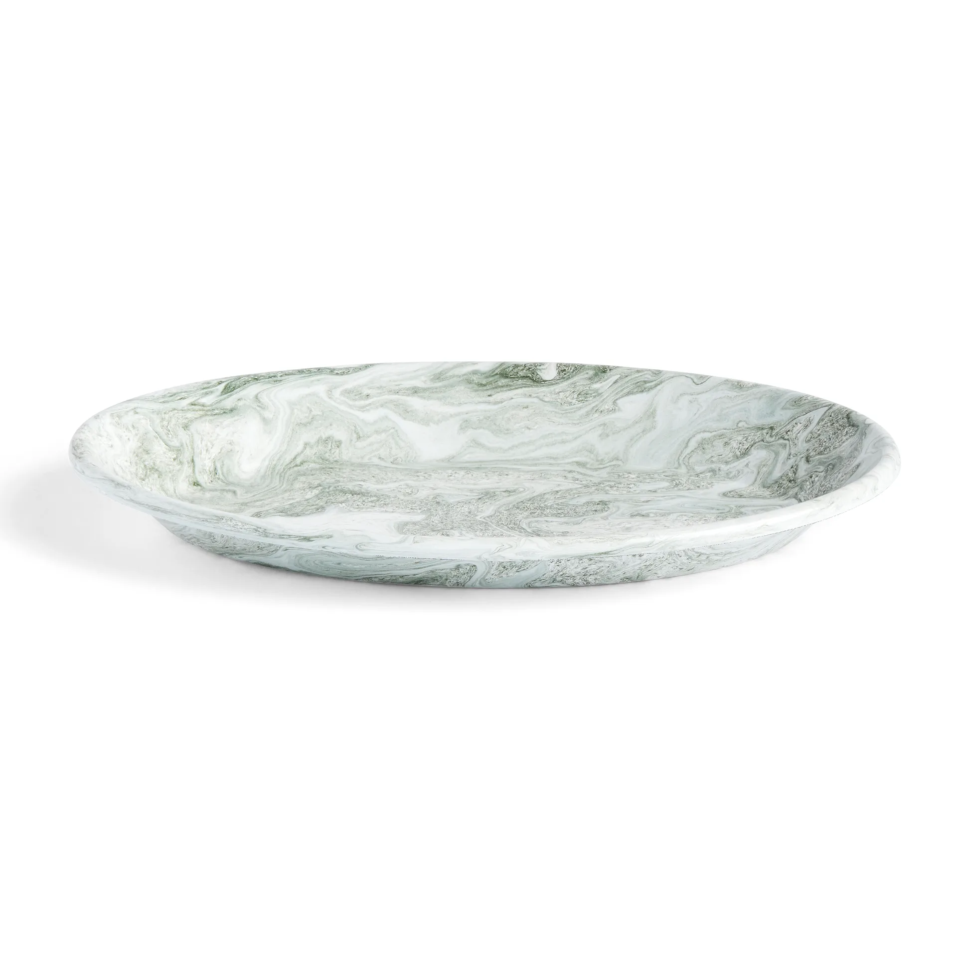 Soft Ice ovaal bord 21,5x31,5 cm, Green HAY