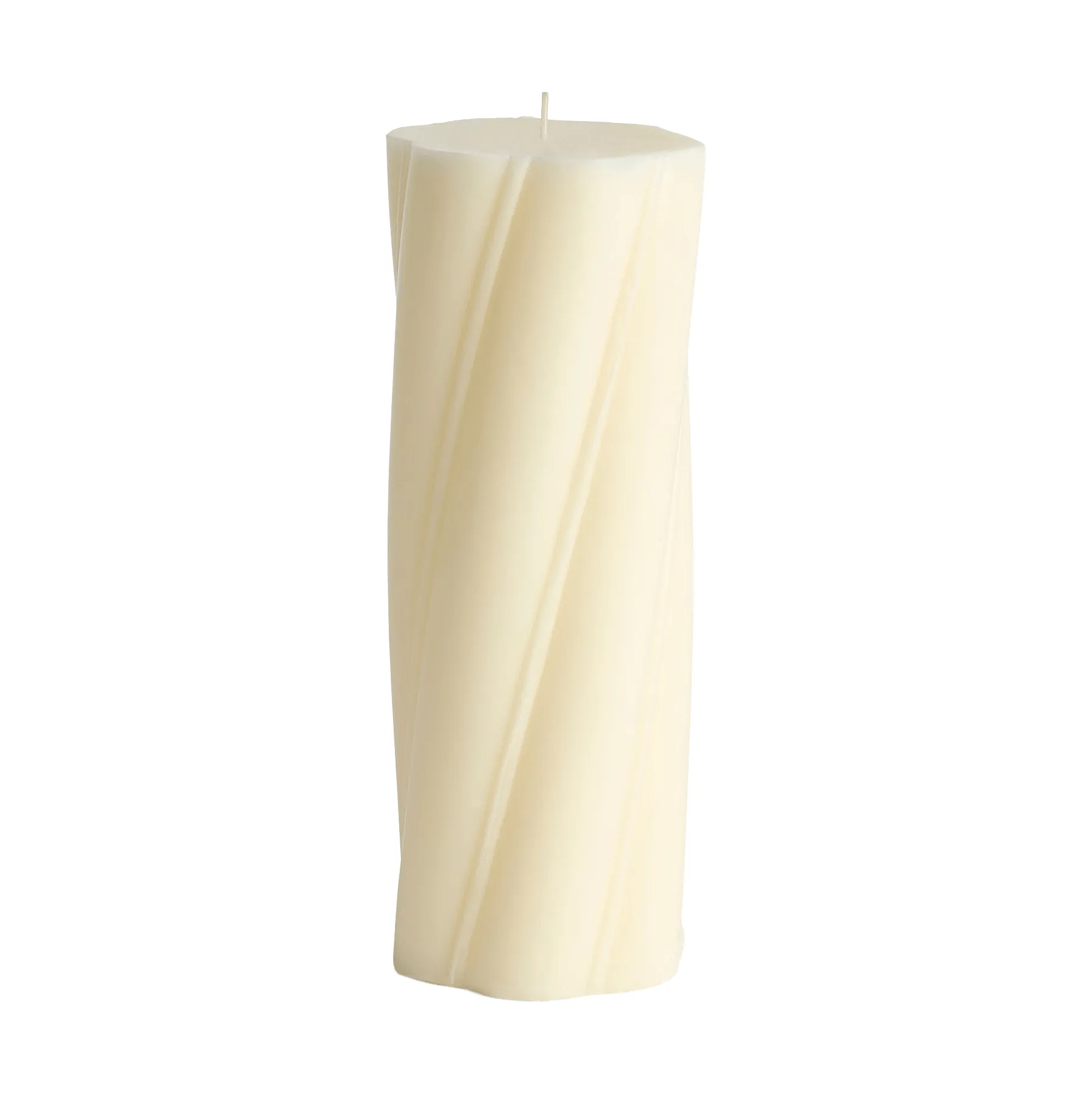 Soft Serve Candle blockkaars, Ivory, Ø9,5x24,5 cm HAY