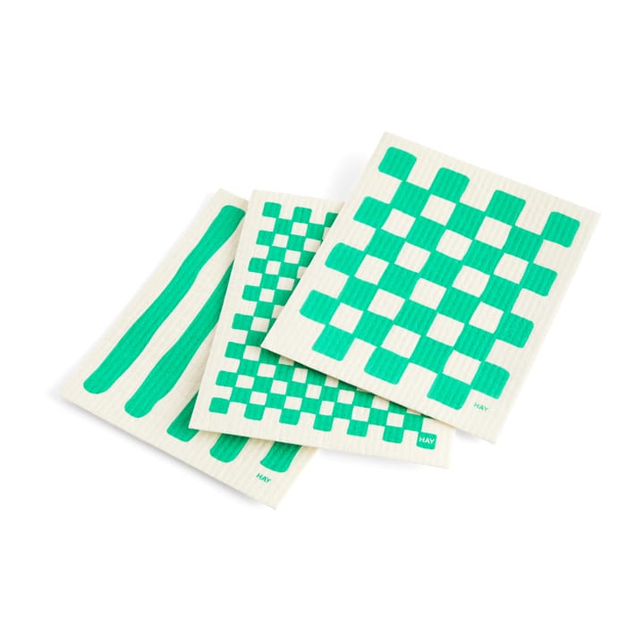 Sponge vaatdoekje 3-pack, Wit HAY