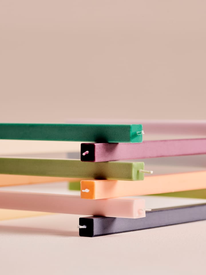 Square Candle kaarsen mix 4-pack, Pastel HAY
