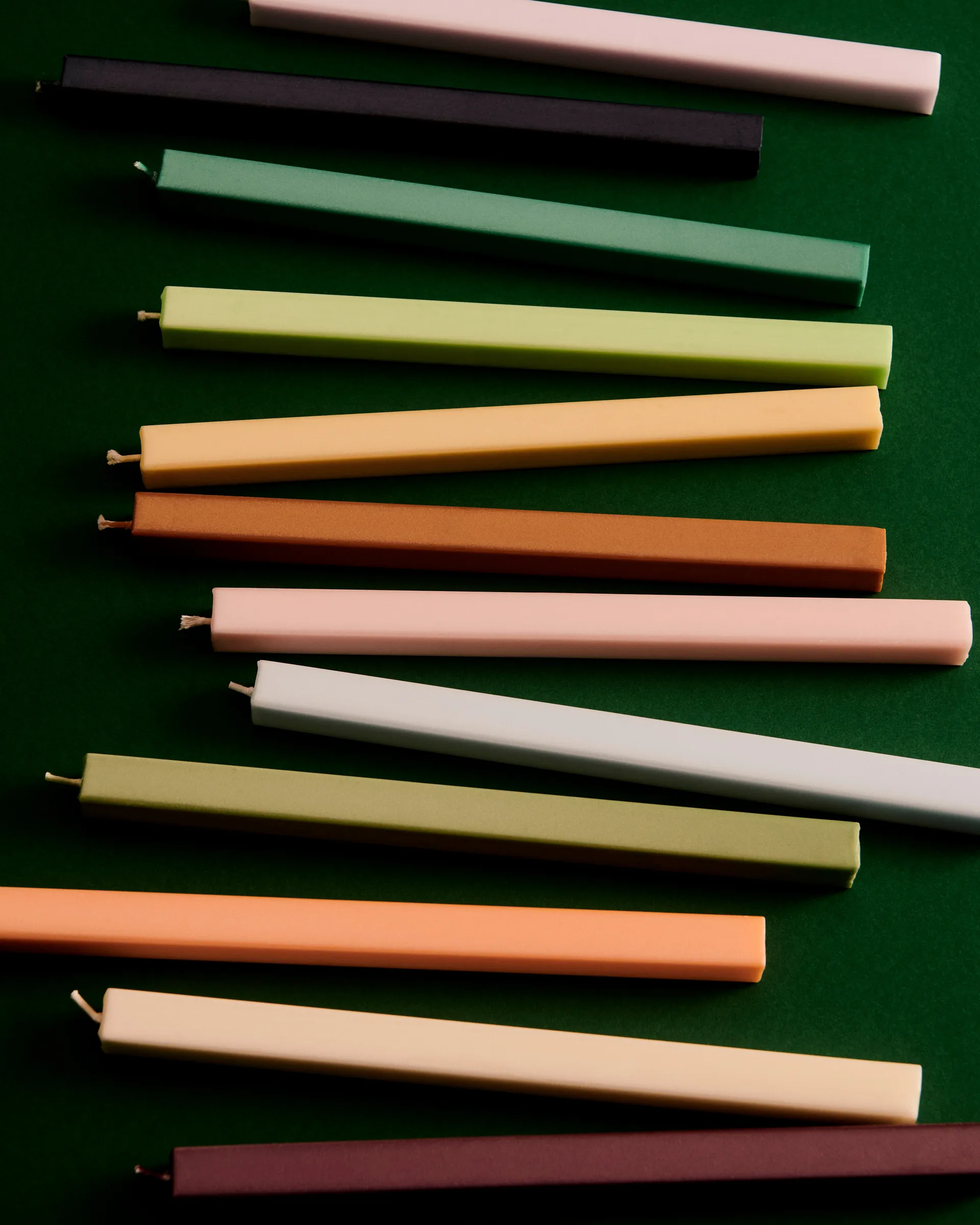 Square Candle kaarsen mix 4-pack, Pastel HAY