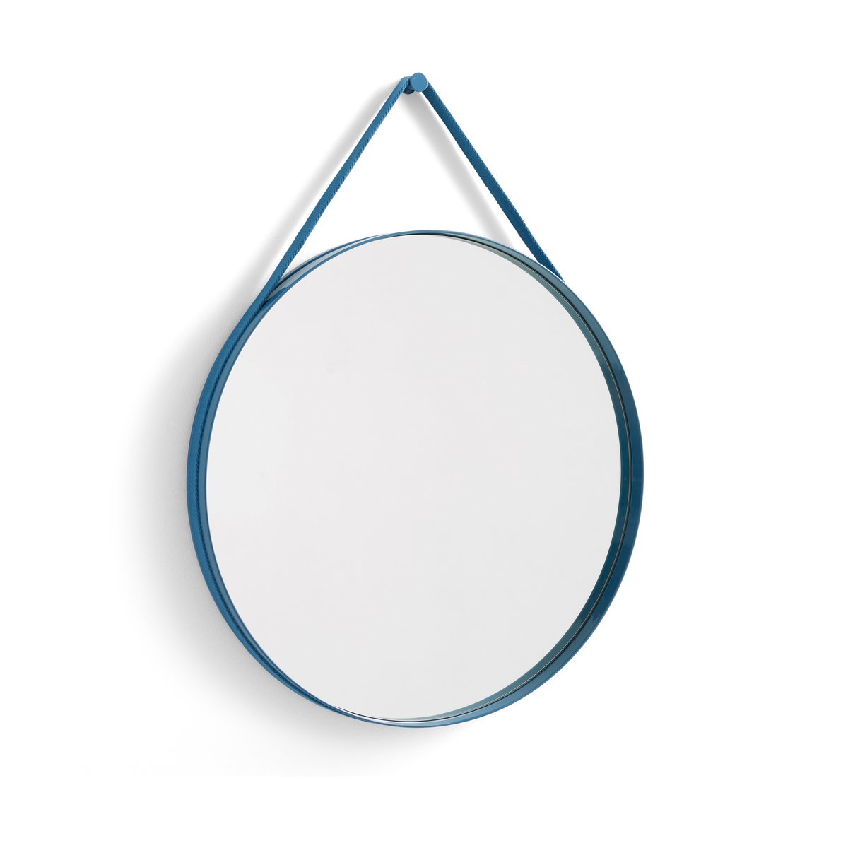 HAY Strap Mirror spiegel Ø70 cm Blue