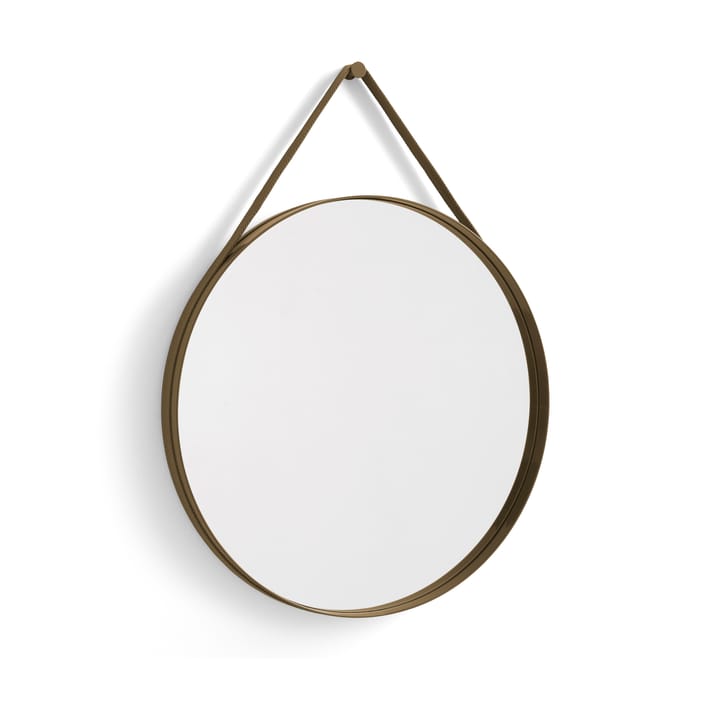 Strap Mirror spiegel Ø70 cm - Light brown - HAY