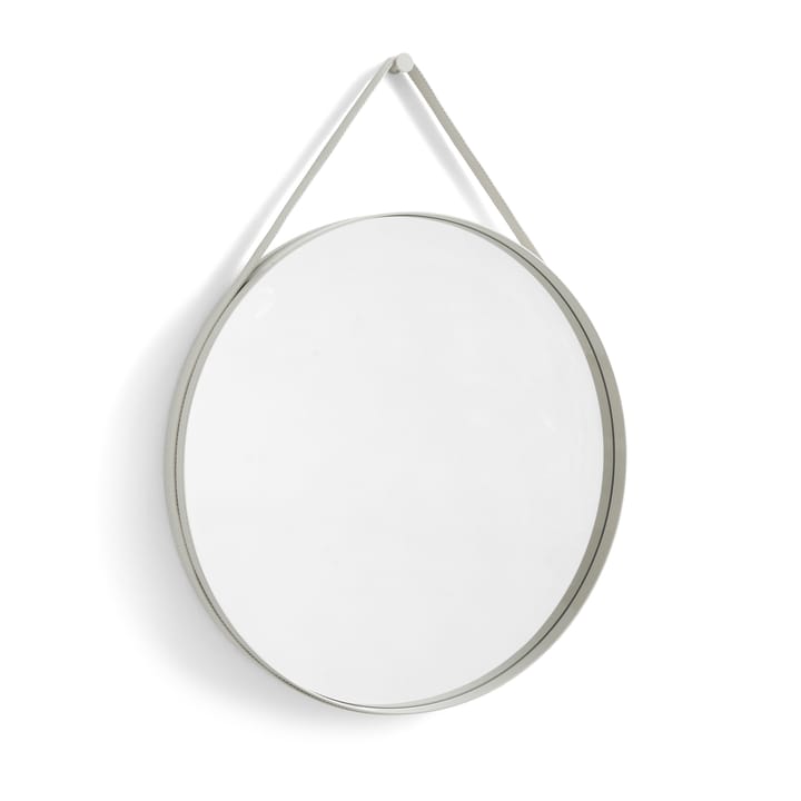 Strap Mirror spiegel Ø70 cm - Light grey - HAY