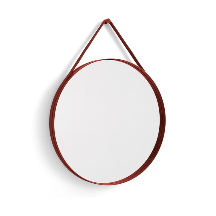Strap Mirror spiegel Ø70 cm - Red - HAY