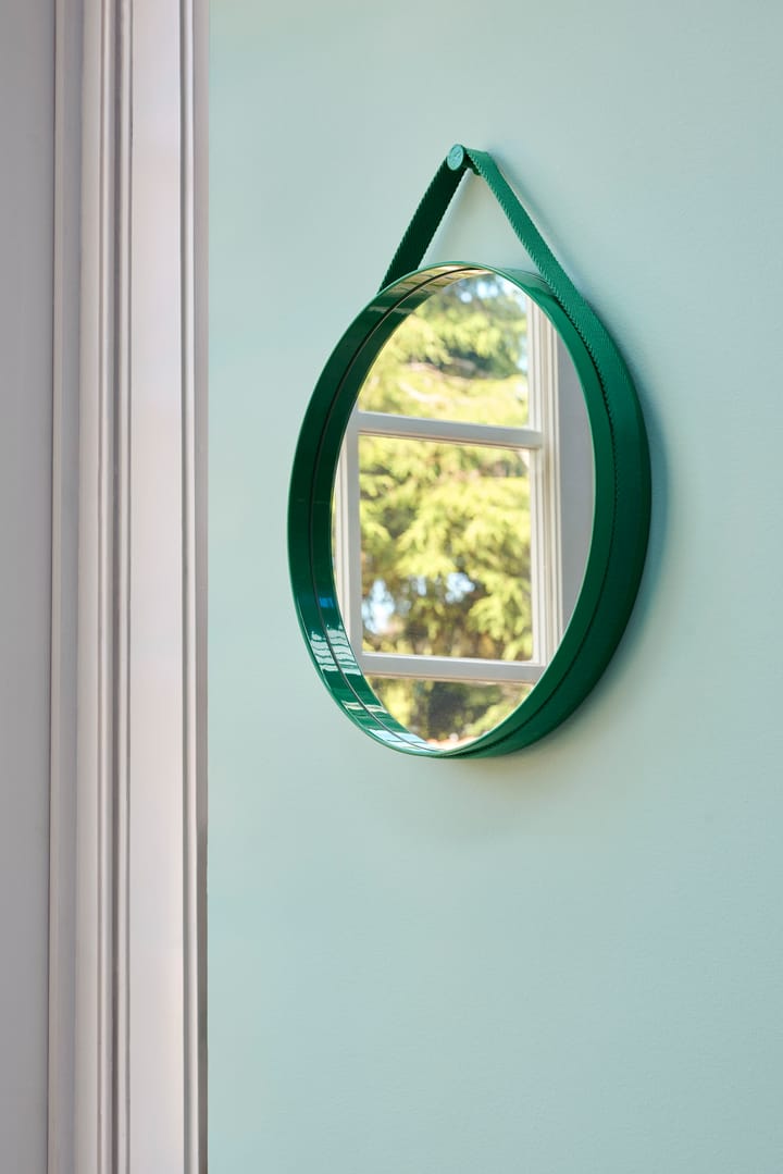Strap Mirror spiegel - Green - HAY