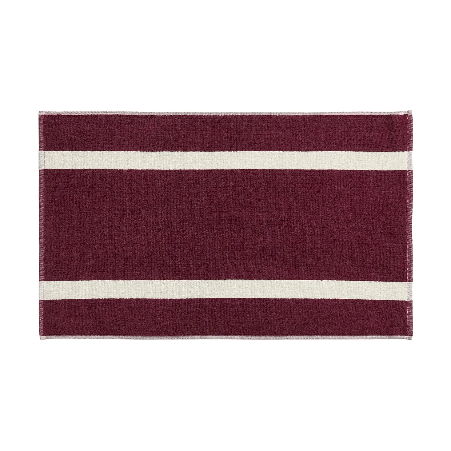 Stripe badmat, Bordeaux, 50x80 cm HAY