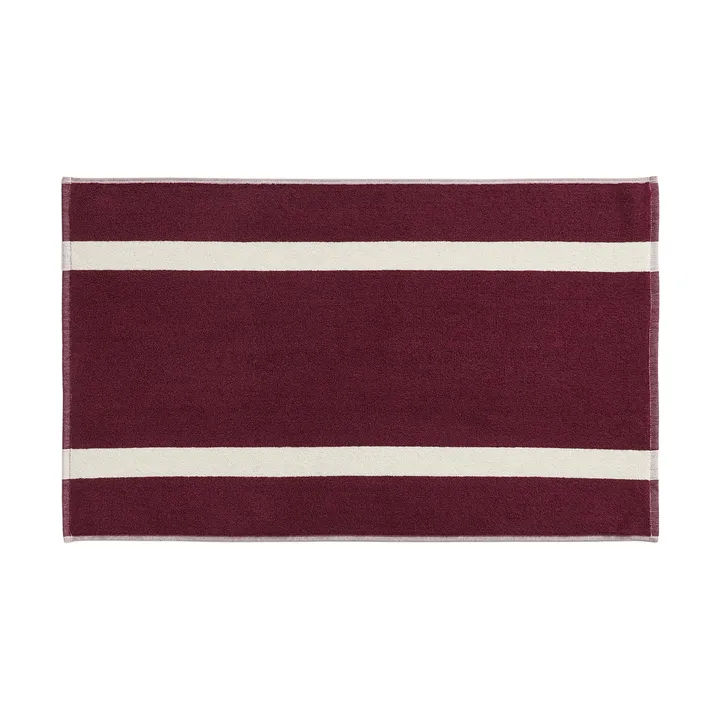 Stripe badmat - Bordeaux, 50x80 cm - HAY