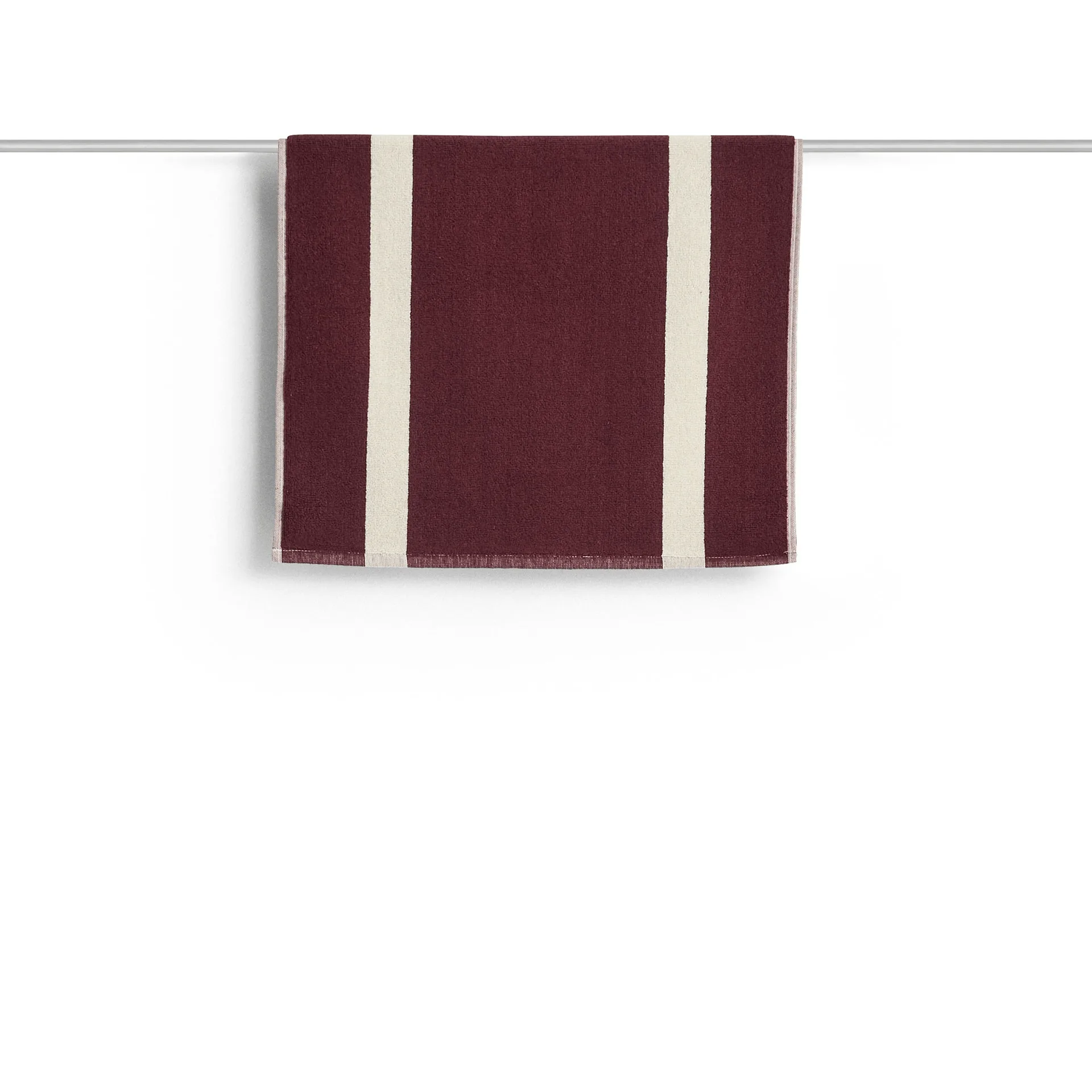 Stripe badmat, Bordeaux, 50x80 cm HAY