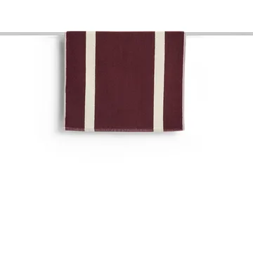 Stripe badmat - Bordeaux, 50x80 cm - HAY