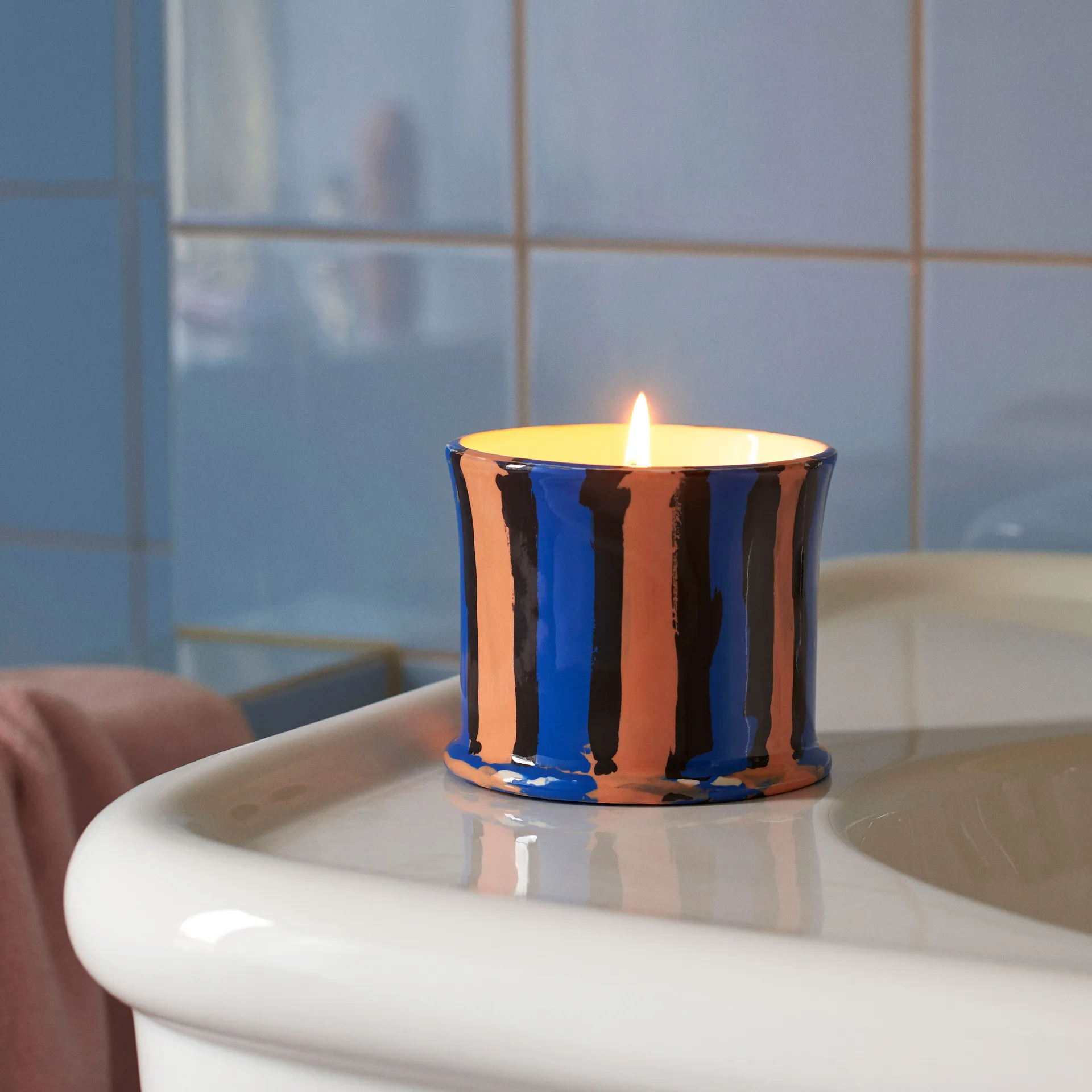 Stripe geurkaars, Mint leaf HAY