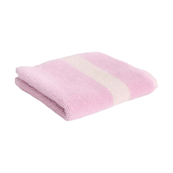 Stripe handdoek - Cool pink, 30x30 cm - HAY