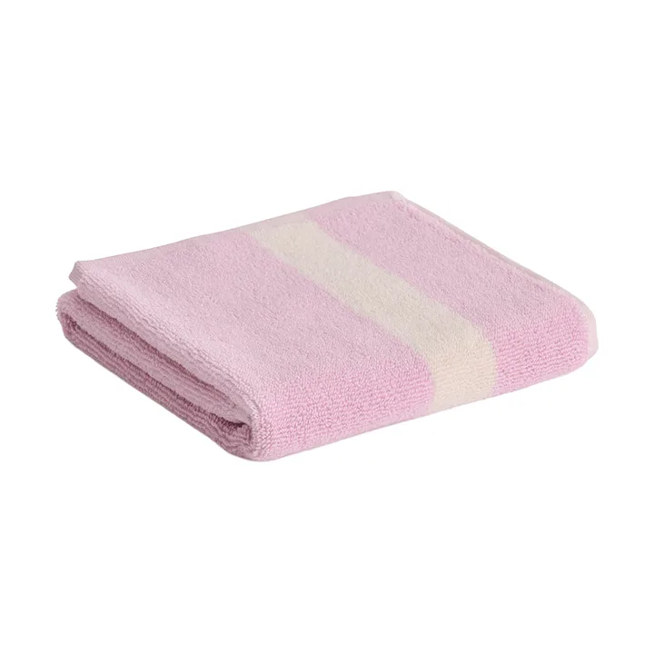 Stripe handdoek - Cool pink, 40x60 cm - HAY