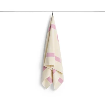 Stripe handdoek - Cool pink, 70x140 cm - HAY
