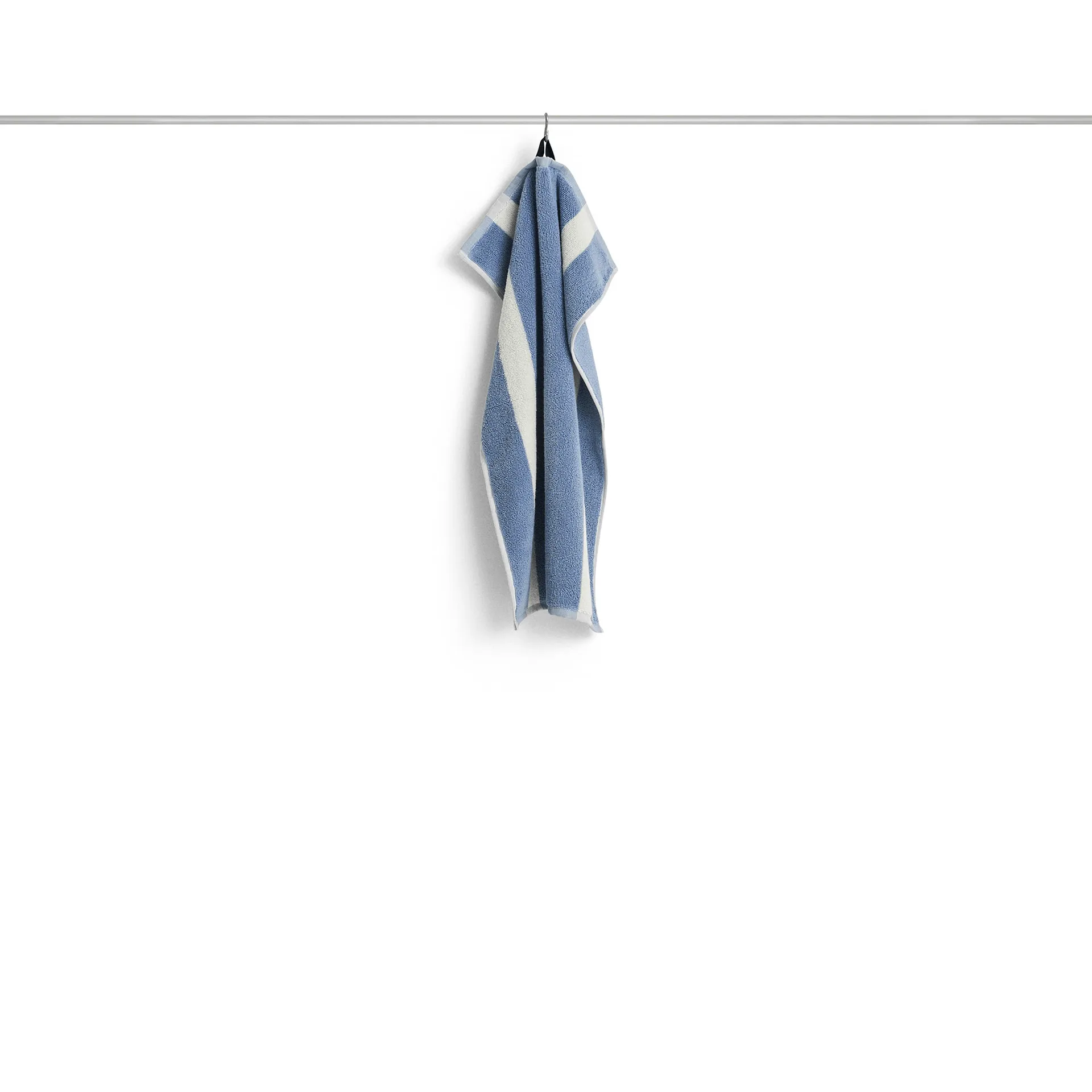 Stripe handdoek, Dusty blue, 40x60 cm HAY