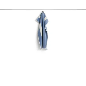 Stripe handdoek - Dusty blue, 40x60 cm - HAY