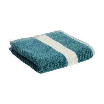 Stripe handdoek - Petrol blue, 30x30 cm - HAY