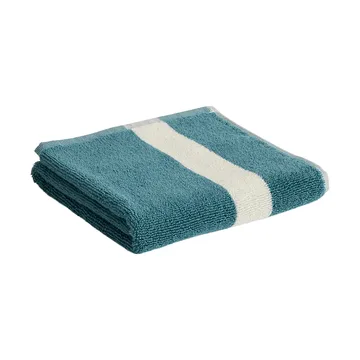 Stripe handdoek - Petrol blue, 40x60 cm - HAY
