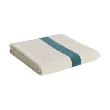 Stripe handdoek - Petrol blue, 70x140 cm - HAY