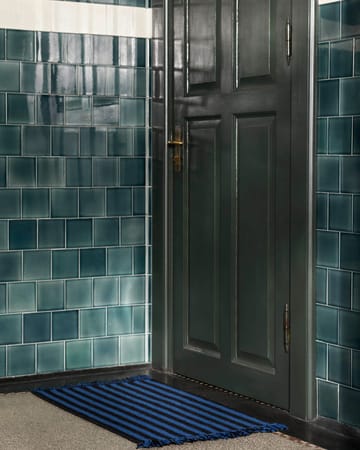Stripes and Stripes deurmat 52x95 cm - Blue - HAY