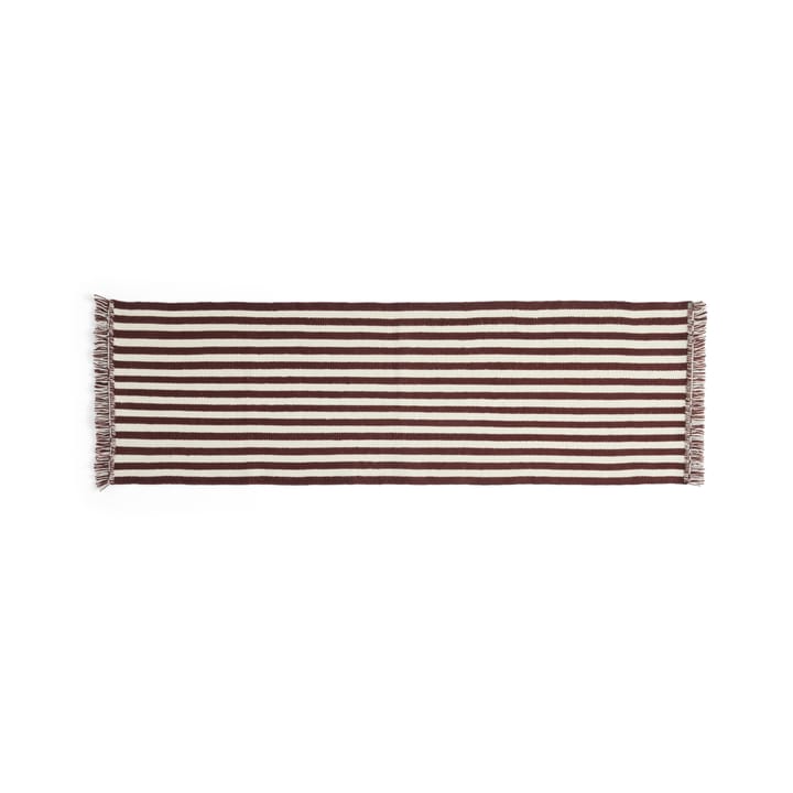 Stripes and Stripes vloerkleed 60x200 cm - Cream - HAY