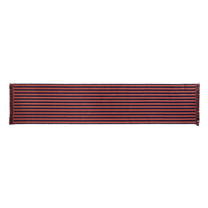 Stripes and Stripes vloerkleed 65x300 cm - Navy cacao - HAY