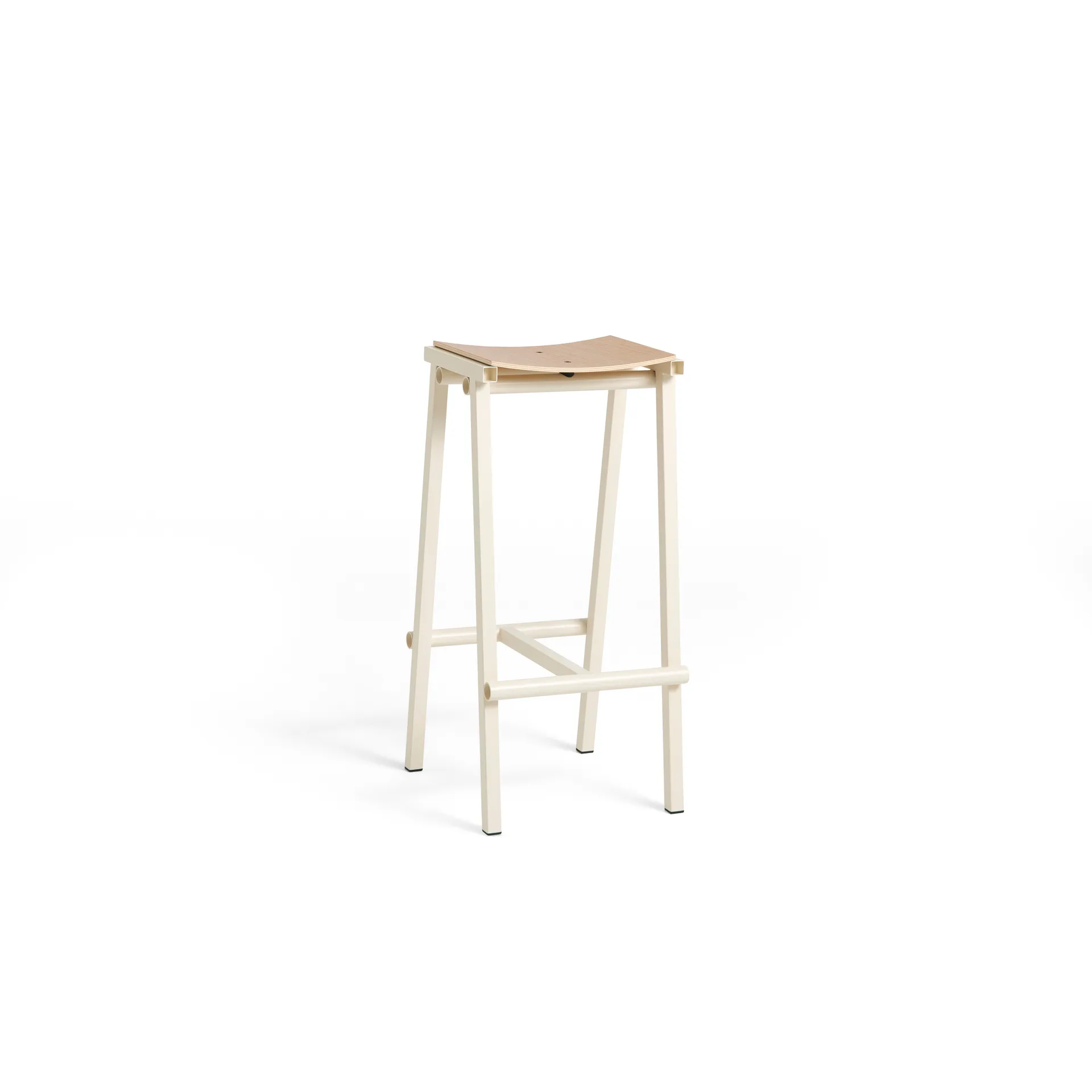 Taburete 8 high barkruk 75 cm, Eierschaal HAY
