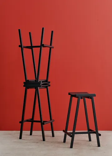 Taburete 8 high barkruk 75 cm - Zwart - HAY